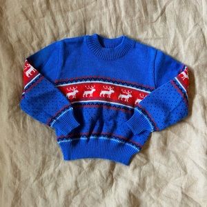 Vintage winter sweater kids